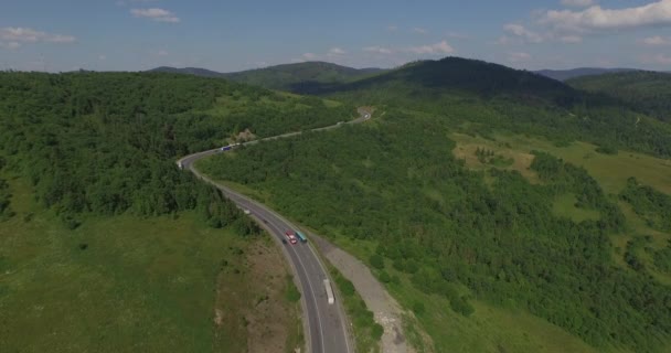 Majestätische Berge in 4k (Antenne)) — Stockvideo