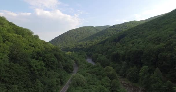 Majestueuze bergen in 4k (antenne) — Stockvideo