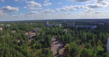 Pripyat, Chernobyl (Hava, 4k yakınındaki bir dönme dolap)