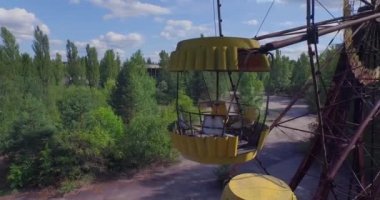 Pripyat, Chernobyl (Hava, 4k yakınındaki bir dönme dolap)