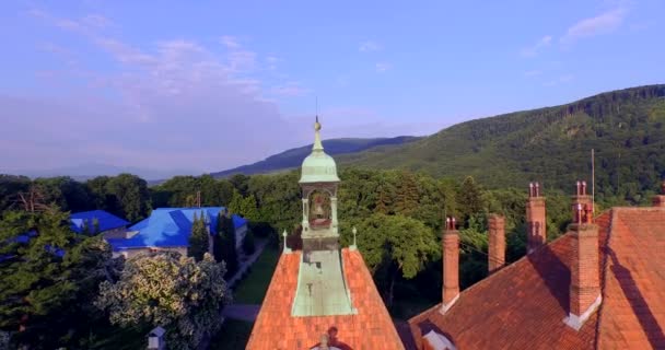 Romantic fairytale mansion in the French style — Stock Video