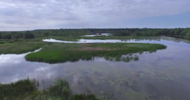 MAVNA ve tekneler Chernobyl town yakınındaki Pripyat Nehri üzerinde terk
