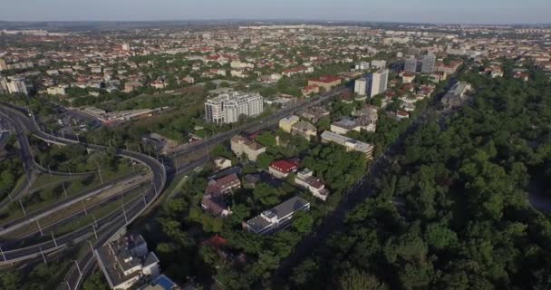 Carrefour routier de Budapest, vue aérienne 