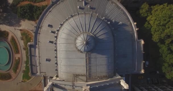 Amazing Opera House verdadeira pérola da arquitetura europeia, aérea — Vídeo de Stock