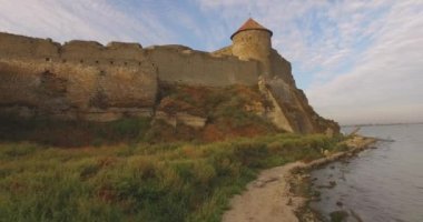 River Haliç yakınındaki tarihi kalenin şaşırtıcı hava resmi