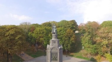 Kiev Fransızca filme anteni vaftiz Saint Volodymyr anıt.