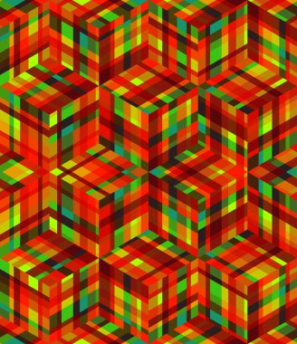 Fileli çizgili desen