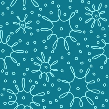 Sorunsuz soyut şirin doodle desen