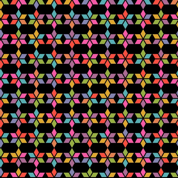 Naadloos patroon met geometrisch ornament — Stockvector