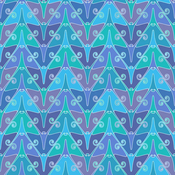 Seamless pattern with color butterflies — Stock Vector