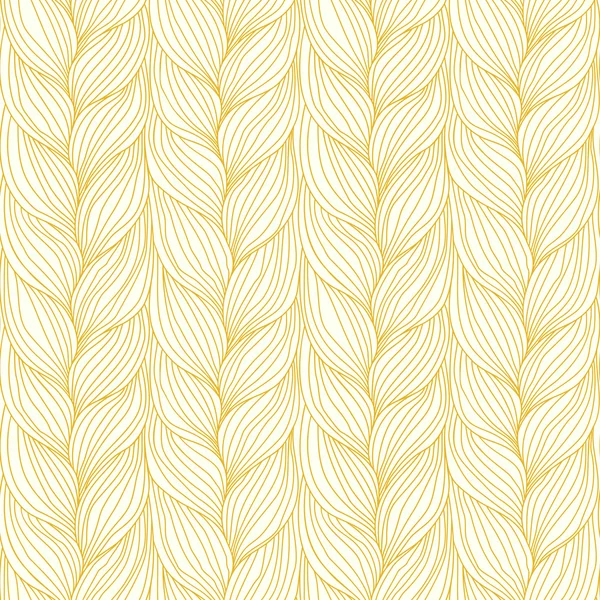 Seamless pattern with braids weaving — Stock Vector