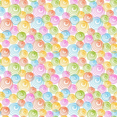 Karalamalar ile şenlikli seamless modeli