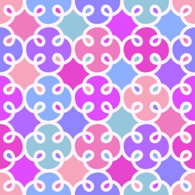 Geometrik süslemeli kusursuz desen