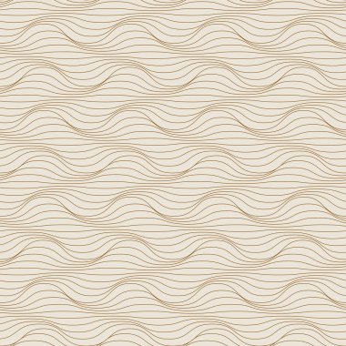 Işık Dikişsiz desen gri dalgalı çizgiler