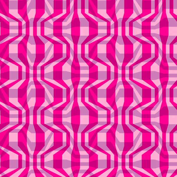 Abstract geometric pink seamless pattern — Stock Vector