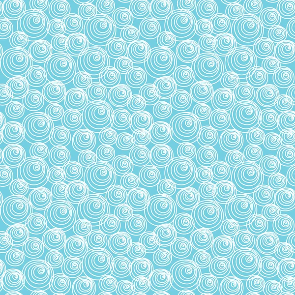 Seamless pattern with doodle  bubbles — Stock Vector