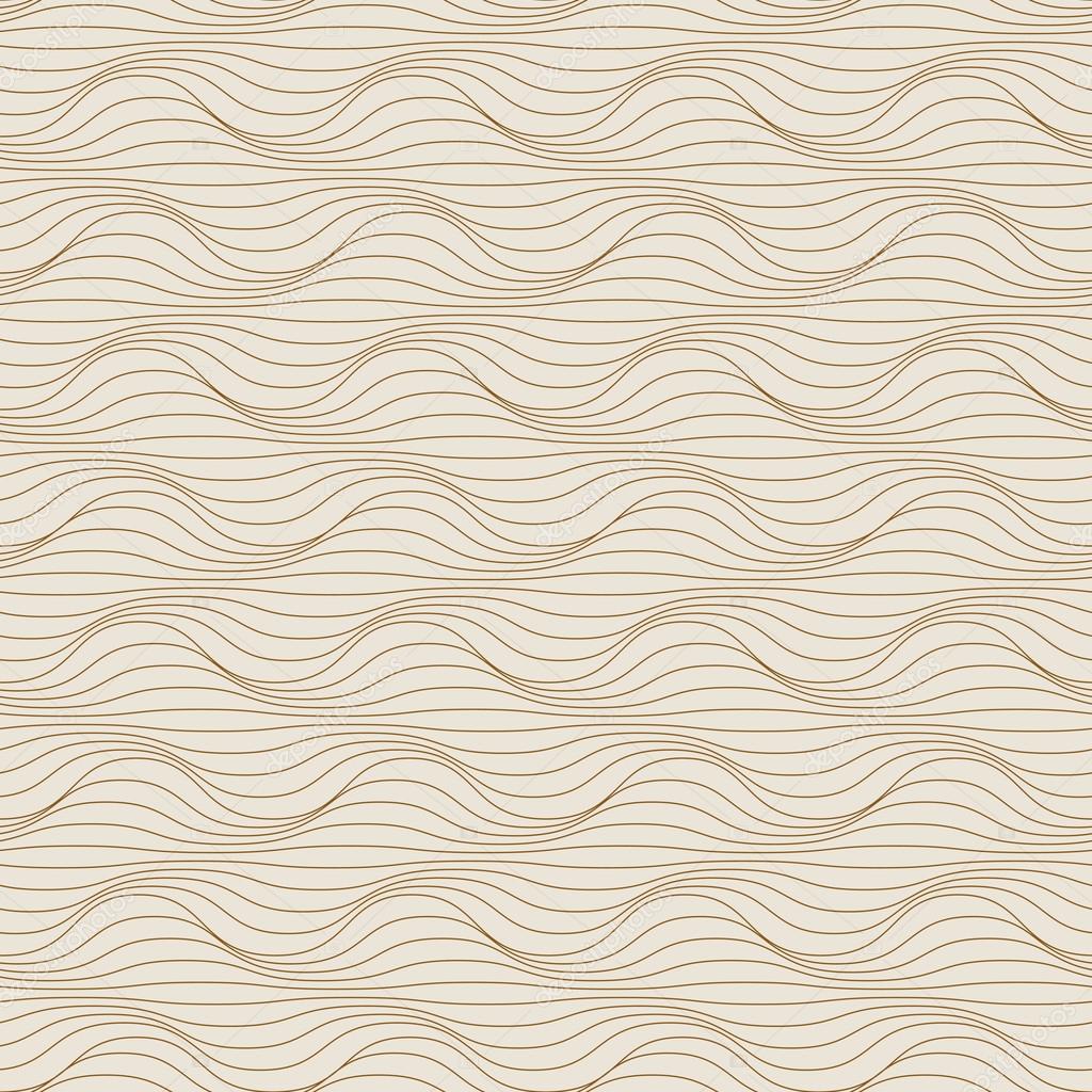 Light seamless pattern of grey wavy lines