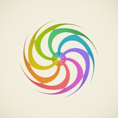 soyut daire tasarım öğesi