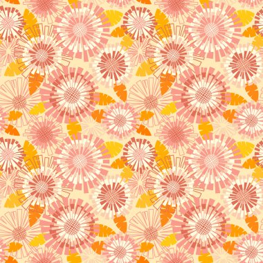 şirin seamless modeli çiçekli