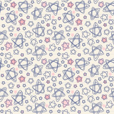 Doodle yıldız ile Seamless Modeli