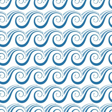 stilize dalgalar ile Seamless Modeli