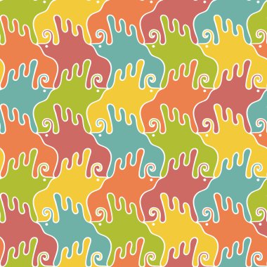 Desen renk kuşlar ile