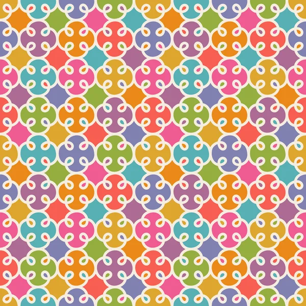 Decorative mosaic seamless pattern — Stock Vector