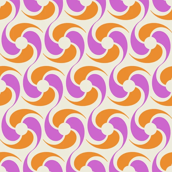 Seamless pattern with swirl element — Stock Vector