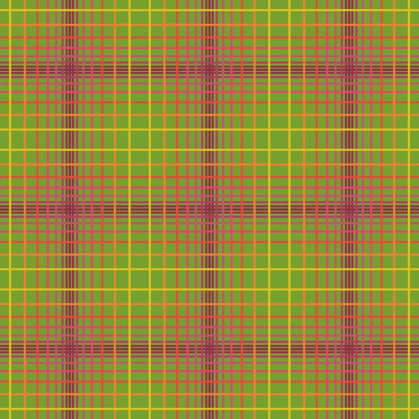 Checkered seamless green pattern — Stock Vector