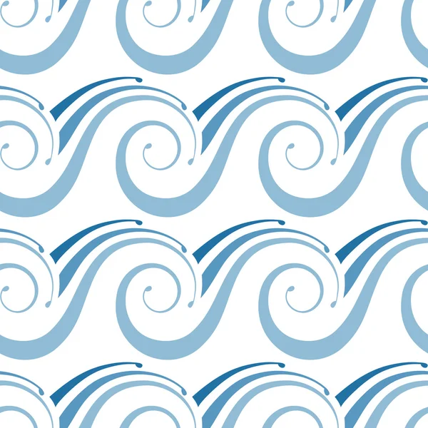抽象的无缝水波纹的图案 — 图库矢量图片