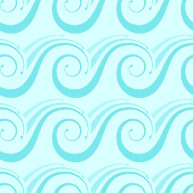 stilize dalgalar ile Seamless Modeli