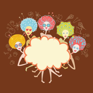 Olağandışı renk saç modelleri ile göz alıcı kız grubu