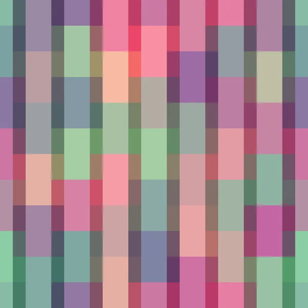 色の四角形のストライプ パターン — ストックベクタ