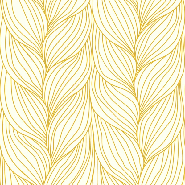 Seamless pattern with braids weaving — Stock Vector