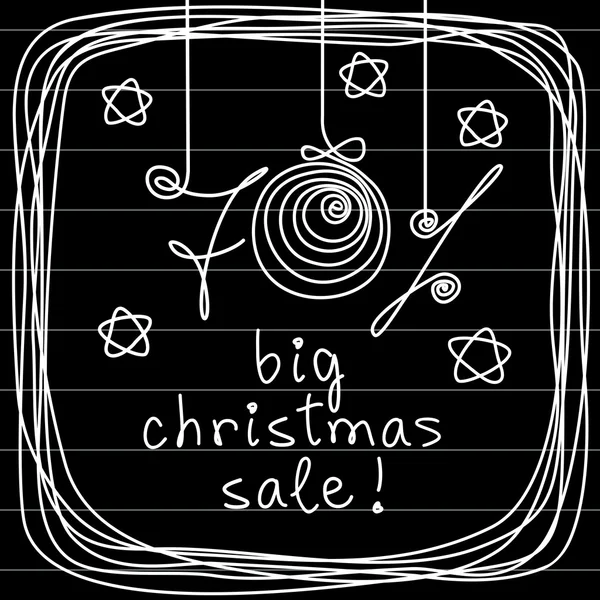 Big Christmas Sale! — Stock Vector