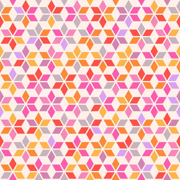 Seamless pattern with geometric ornament — Stock Vector