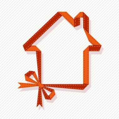 Evine şerit yay ile