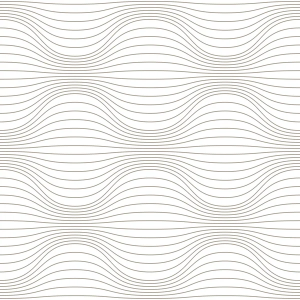 Seamless pattern with wavy lines — Stock Vector