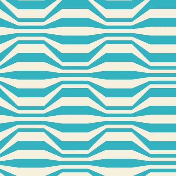 Seamless pattern with wavy strips — Stock Vector