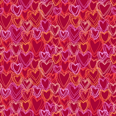 Karalama kalpli kusursuz bir desen.