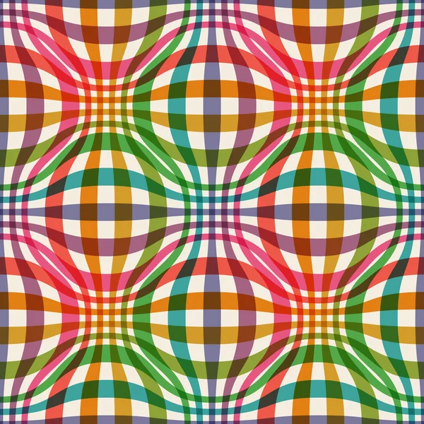Abstrakt rutig färg seamless mönster — Stock vektor