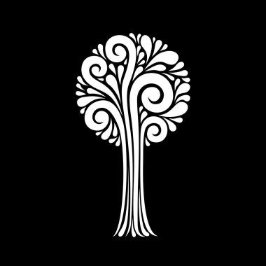 Girdap öğe ağacının kutsal kişilerin resmi