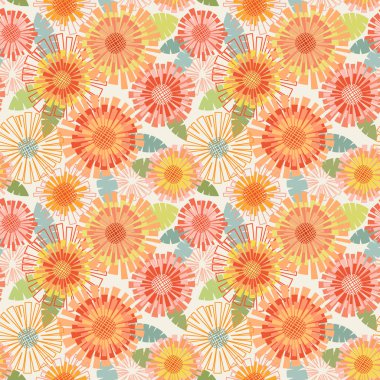 şirin seamless modeli çiçekli