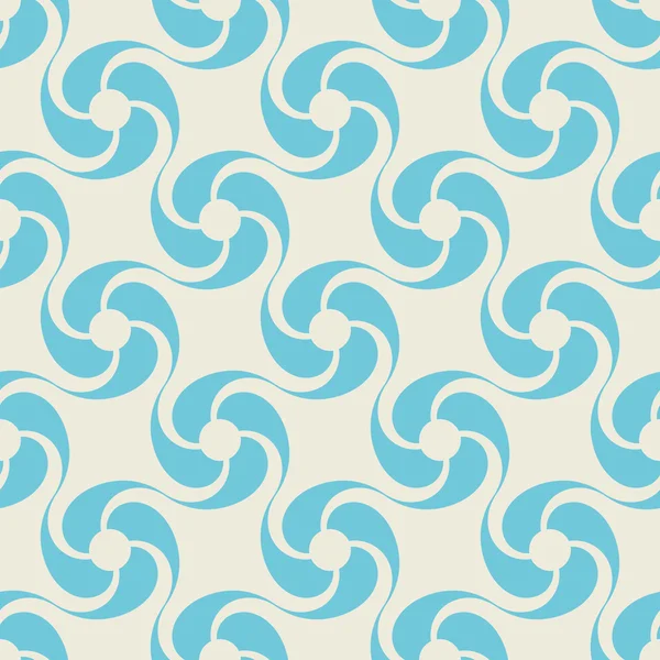 Seamless pattern with swirl element — Stock Vector