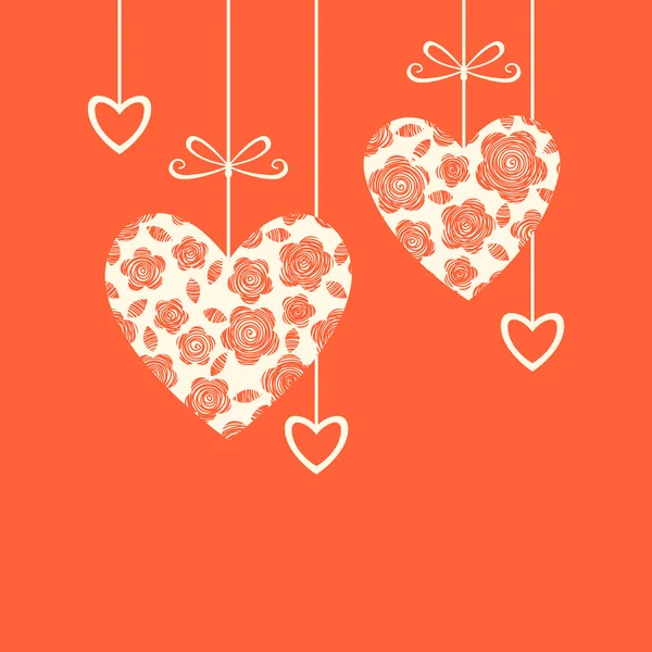 Heart ornament design — Stock Vector