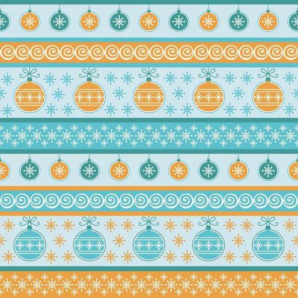 Christmas seamless striped pattern — Stock Vector