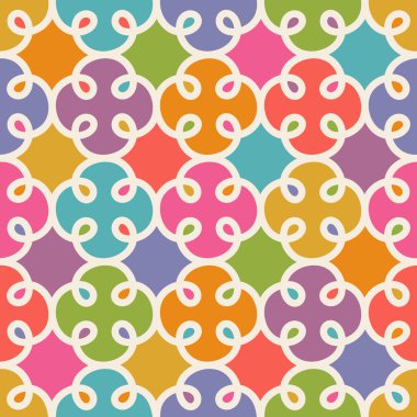 Geometrik süslemeli kusursuz desen