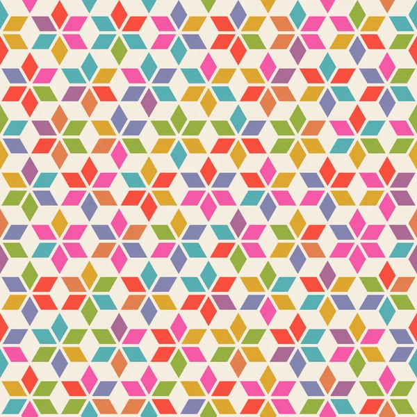 Seamless pattern with geometric ornament — Stock Vector