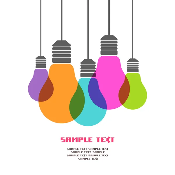 Ampul kutsal kişilerin resmi ile fikir kavramı