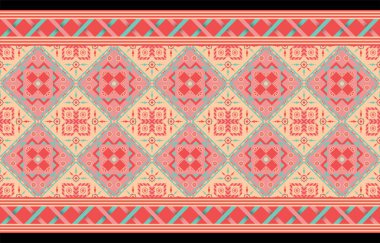 renkli geometrik desen tasarımı, arkaplan için soyut geometrik tasarım, duvar kağıdı, kumaş, halı, giysi, ambalaj, siyah ve beyaz üçgen sanatı, Vektör illüstrasyon nakış tarzı,